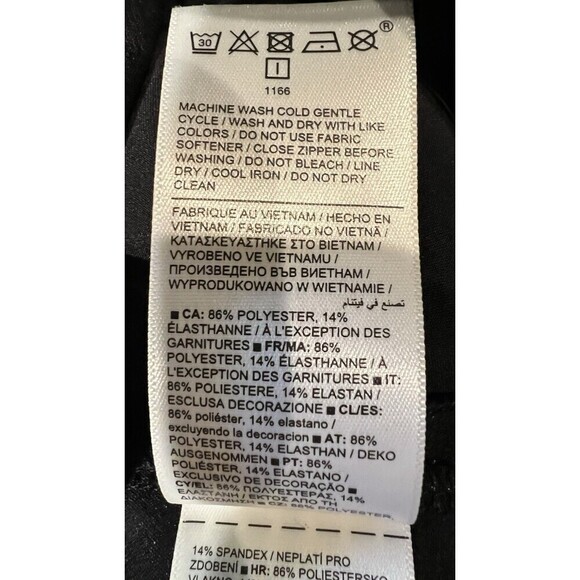 Athleta Women’s Endless Satin Side Stripe Pant in Black Pockets size 6 - Picture 7 of 7